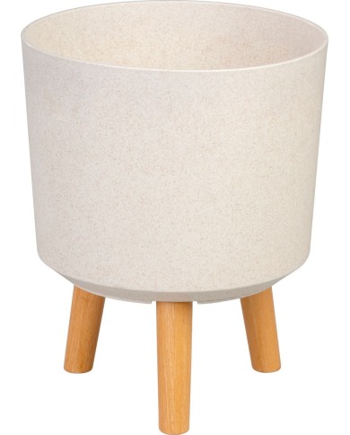 Kvetináč Strend Pro, farba White Weath Finish, 24,5x24,5x31 cm