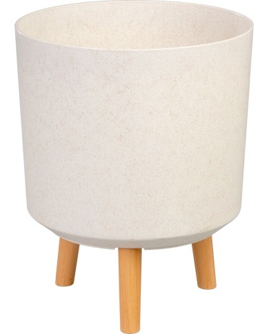 Kvetináč Strend Pro, farba White Weath Finish, 30x30x37 cm