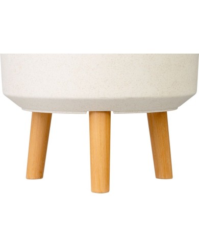 Kvetináč Strend Pro, farba White Weath Finish, 30x30x37 cm