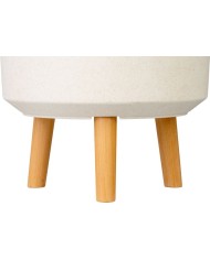 Kvetináč Strend Pro, farba White Weath Finish, 30x30x37 cm