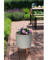 Kvetináč Strend Pro, farba White Weath Finish, 30x30x37 cm