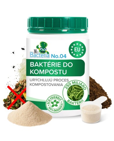 Aktivátor Mr.Bacteria No.4, do kompostu, 500 g
