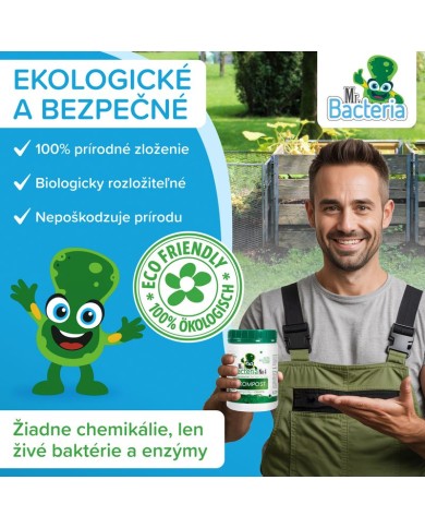Aktivátor Mr.Bacteria No.4, do kompostu, 500 g