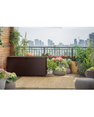 Box Keter EMILY 277 L, úložný, hnedý