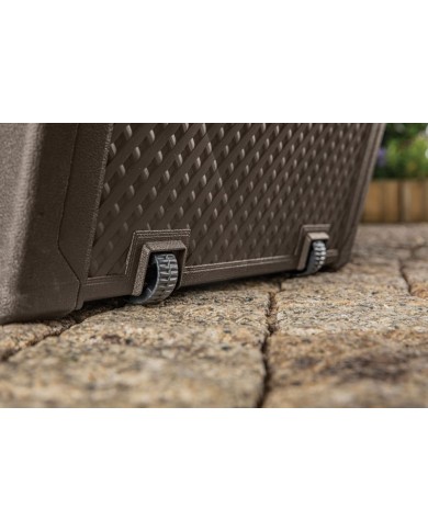 Box Keter EMILY 277 L, úložný, hnedý