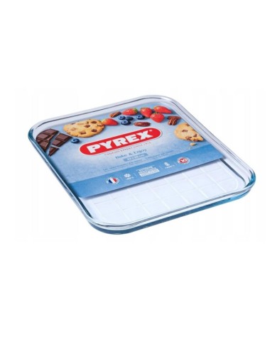 Forma /podnos/ na pečenie, viacúčelová, 32x26x2cm, sklo číre PYREX