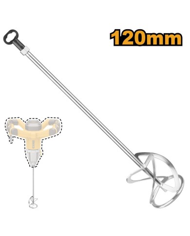 Miešadlo 120x600mm so závitom M14x2 pozink INGCO KLC