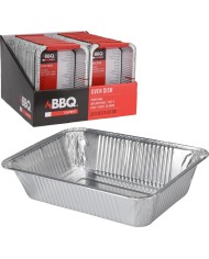 Tácka grilovacia ALU 22x15,5x4,8 cm sada 4 ks KLC