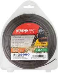 Silon na kosenie Strend Pro Premium SawLine 2,4 mm, L- 62 m, zúbkovaný