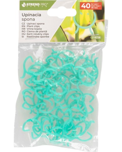 Upínacia spona Strend Pro Garden, 28x24 mm, bal. 40 ks
