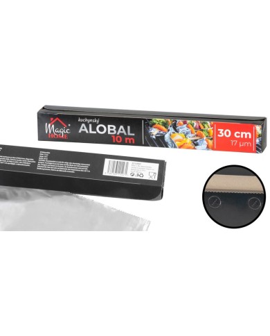 Alobal MagicHome 30 cm, L-10 m, 17 µm, hliníkový, grilovací, EXTRA STRONG