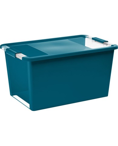 Box s vekom KIS Bi-Box L, 40 lit., tyrkysový, 35x55x28 cm