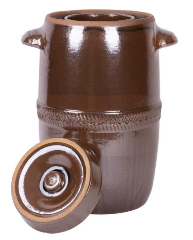 Súdok Ceramic 10 lit, na kapustu, I.trieda, s vrchnákom, 27x28 cm