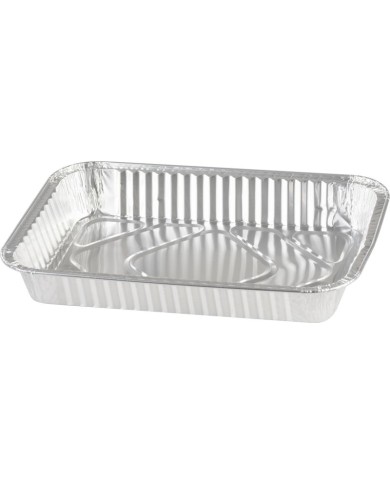 Miska MagicHome, 31,5x21,3x4,4 cm, grilovacia, 3 ks, Alu