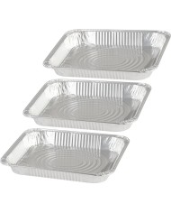 Miska MagicHome, 32,7x26,9x4 cm, grilovacia, 3 ks, Alu