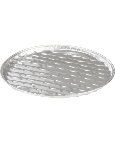 Miska MagicHome, 34x2 cm, grilovacia, perforovaná, 3 ks, Alu, okrúhla