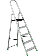 Rebrík ALW 5 stu. 150kg . 1915 s plast plošinkou KLC