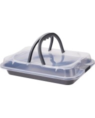 Plech na pečenie s krytom 36,5x23,5 cm