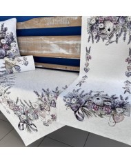 Obrus gobelínový celoročný ZÁHRADNÁ ROMANTIKA, 45x140cm