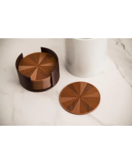 Podložka pod pohár 9x9x0,4cm plastová balenie 12ks