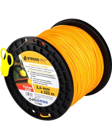 Silon na kosenie ProCom Plus 2,4 mm, Spool L-223 m, hranatý