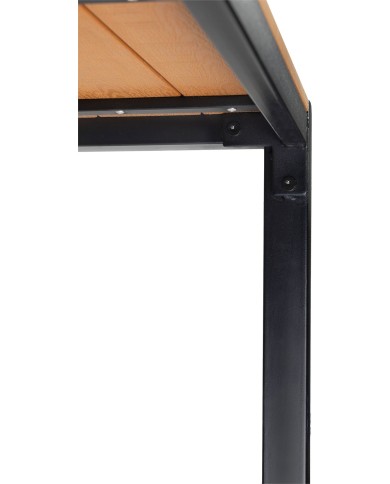 Set GARDIVA záhradný, stôl 118x58x75,5 cm, 2x lavička 108x25x45 cm