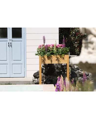 Záhon Strend Pro Garden, 84x40x98 cm, drevo, vyvýšený, s nohami