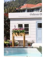 Záhon Strend Pro Garden, 84x40x98 cm, drevo, vyvýšený, s nohami