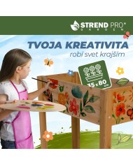 Záhon Strend Pro Garden, 84x40x98 cm, drevo, vyvýšený, s nohami