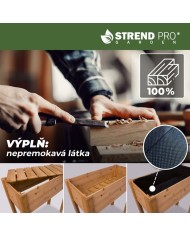 Záhon Strend Pro Garden, 84x40x98 cm, drevo, vyvýšený, s nohami