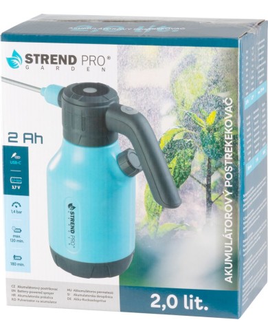 Postrekovač Strend Pro Garden, 3,7V, 2Ah, akumulátorový, 2 lit.