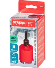 Vykružovač Strend Pro Premium, 68x68 mm, závit M16, 5 zubov, korunka, vyrezávač
