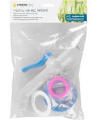 Ventil Strend Pro, záhradný, 3/4"- 45°,193 mm, s redukciou na IBC nádrž, PVC