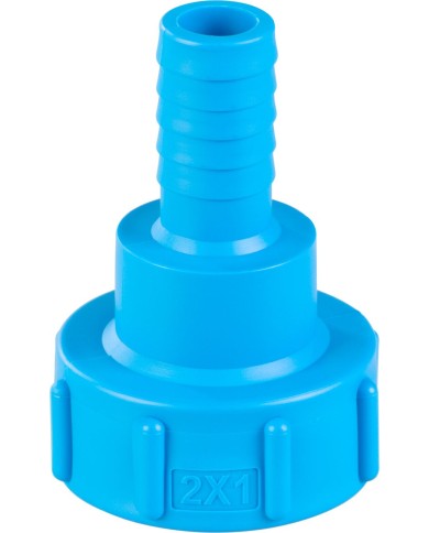 Redukcia Strend Pro, na IBC nádrž, 1", 25 mm, hadicový výstup, PVC