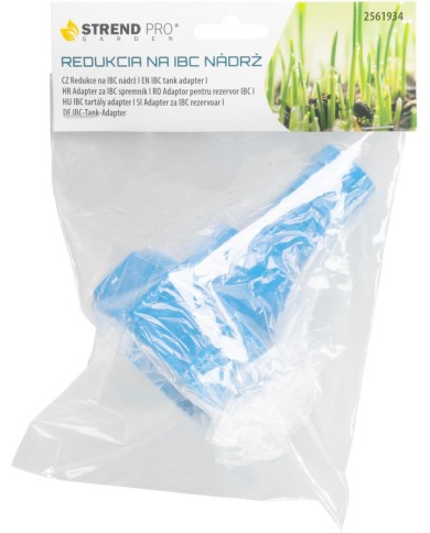 Redukcia Strend Pro, na IBC nádrž, 1", 25 mm, hadicový výstup, PVC