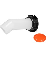 Výpust Strend Pro, predĺžovací, 45 mm, na IBC nádrž, PVC