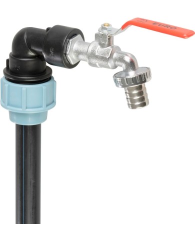 Sada Strend Pro Garden, ventil 3/4" + plastová redukcia 59 mm + výpust 3/4", na IBC nádrž