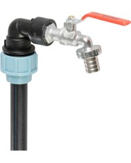 Sada Strend Pro Garden, ventil 3/4" + plastová redukcia 59 mm + výpust 3/4", na IBC nádrž