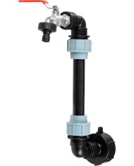 Sada Strend Pro Garden, ventil 3/4" + plastová redukcia 59 mm + výpust 3/4", na IBC nádrž