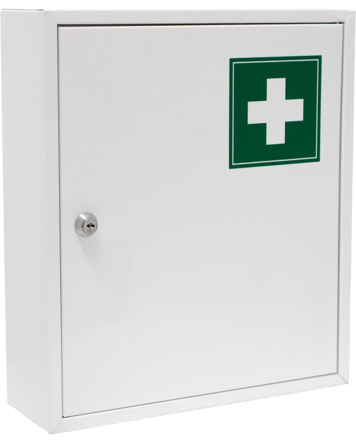 Lekárnička MEDIC, 31x10x36 cm, nástenná, kovová