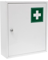 Lekárnička MEDIC, 31x10x36 cm, nástenná, kovová