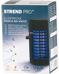 Pasca Strend Pro Laurel, lapač na hmyz a komáre, elektrická, do zásuvky, 4x UV a LED lampa