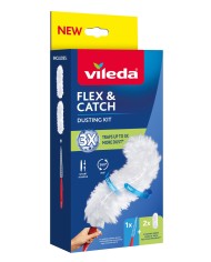 Prachovka Vileda Flex&Catch, s krátkou rukoväťou