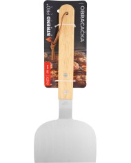 Obracač Strend Pro Grill, na grilovanie, drevena rúčka, 29 cm