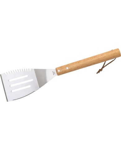 Obracačka Strend Pro Grill, na grilovanie, nerez, s drevenou rúčkou, 41 cm