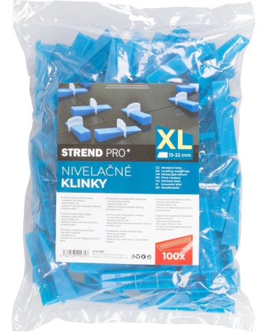 Klinok XL Strend Pro, nivelačný, pre medzerníky, do 22 mm bal. 100 ks, tmavomodrý