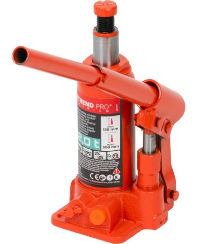 Zdvihák Strend Pro Premium, 02 tony, 158-308 mm, hydraulický