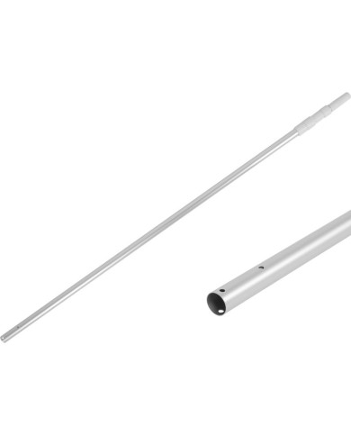 Tyč Strend Pro Pool, teleskopická násada pre sieťku do bazénu, 150-450 cm, 0,8 mm, strieborná
