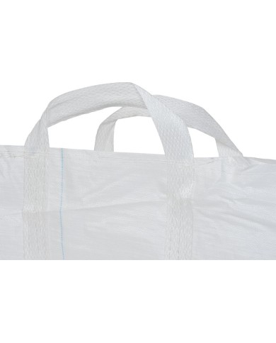 Vak BigBag TSF2, 68x35x46 cm, PP, 2 uši, biely, vrece šnúrovacie, rovné dno, max. 100 kg, záhradný