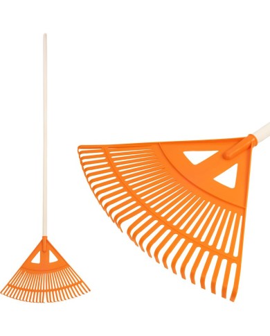 Hrable na lístie Strend Pro R130, 27 zubé, 58 cm, vejárové, plastové, 160 cm násada